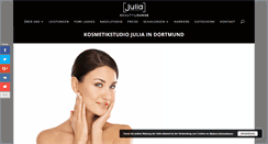 Desktop Screenshot of julia-kosmetikstudio.de